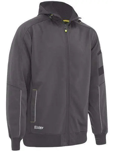 Bisley Zip-front Work Fleece Hoodie BK6925 Metro Workwear.